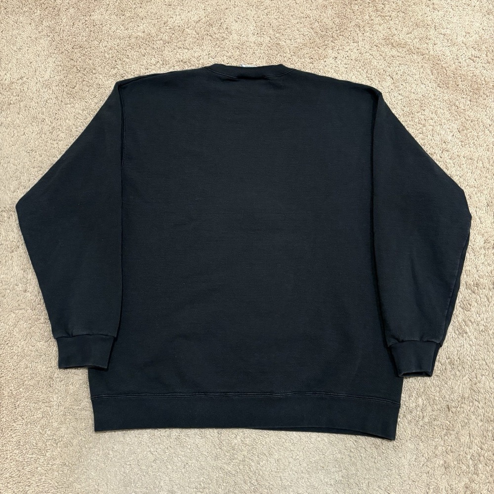 Vintage 90s Colorado University CU Buffs Sweatshirt Men's Large Black Pullover - Picture 4 of 6